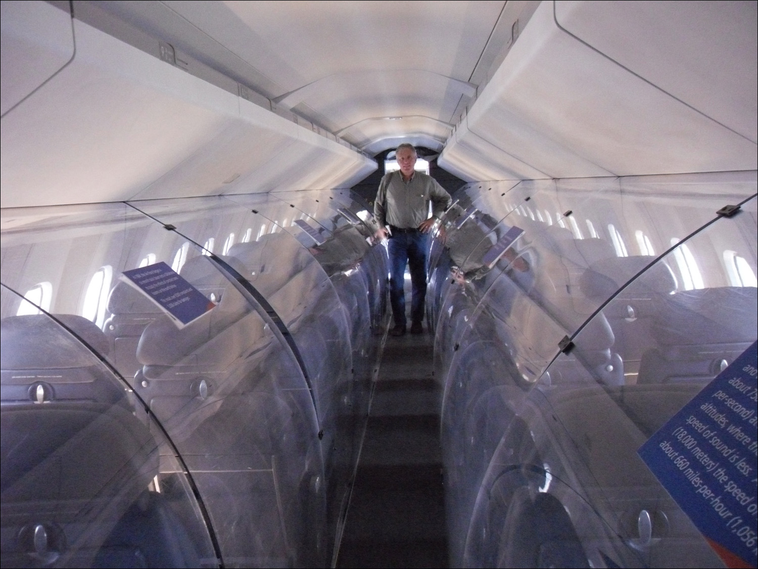 Museum of Flight Sea-Tac, WA- Inside a Brithish Airways Concorde